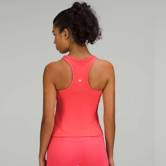 lululemon Align Waist-Length Racerback Tank Top Pale Raspberry - Picture 2 of 4